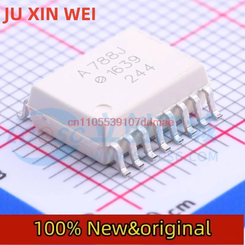 5pcs HCPL-788J-500E Brand: Broadcom/AVAGO Packaging: SO-16-300mil Brand new original genuine products in stock