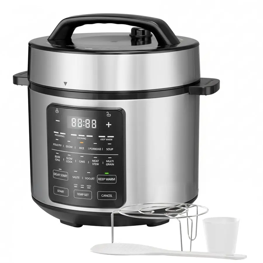 

Многофункциональная рисоварка, 20 чашек, приготовленная, электрическая скороварка из нержавеющей стали с антипригарным покрытием 12 в 1 для приготовления йогурта, мультиварки, торта, M