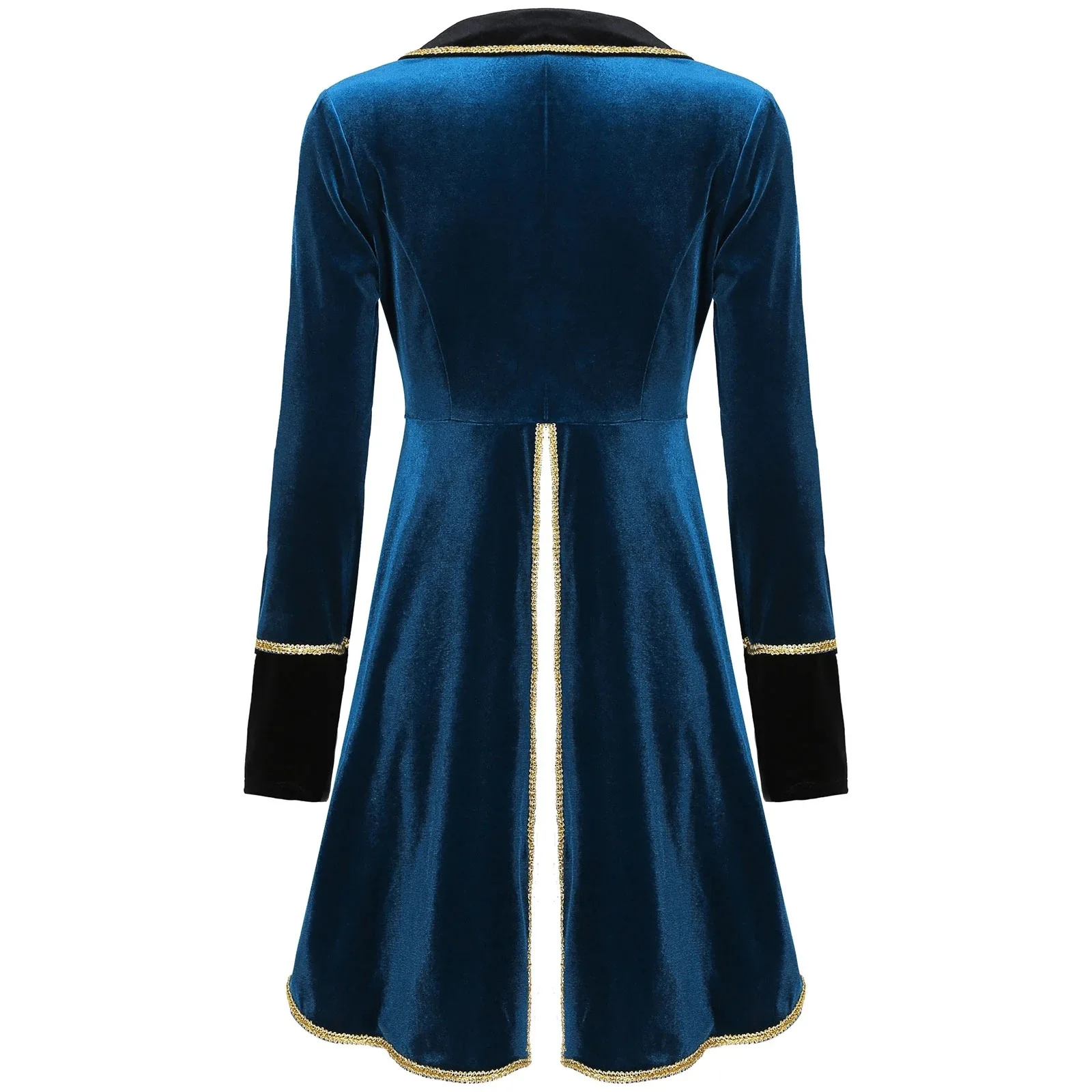 Halloween Women Adult Circus Ringmaster Costume Velvet Long Sleeve Blazer Coat Christmas Carnival Cosplay Festival Rave Outfit