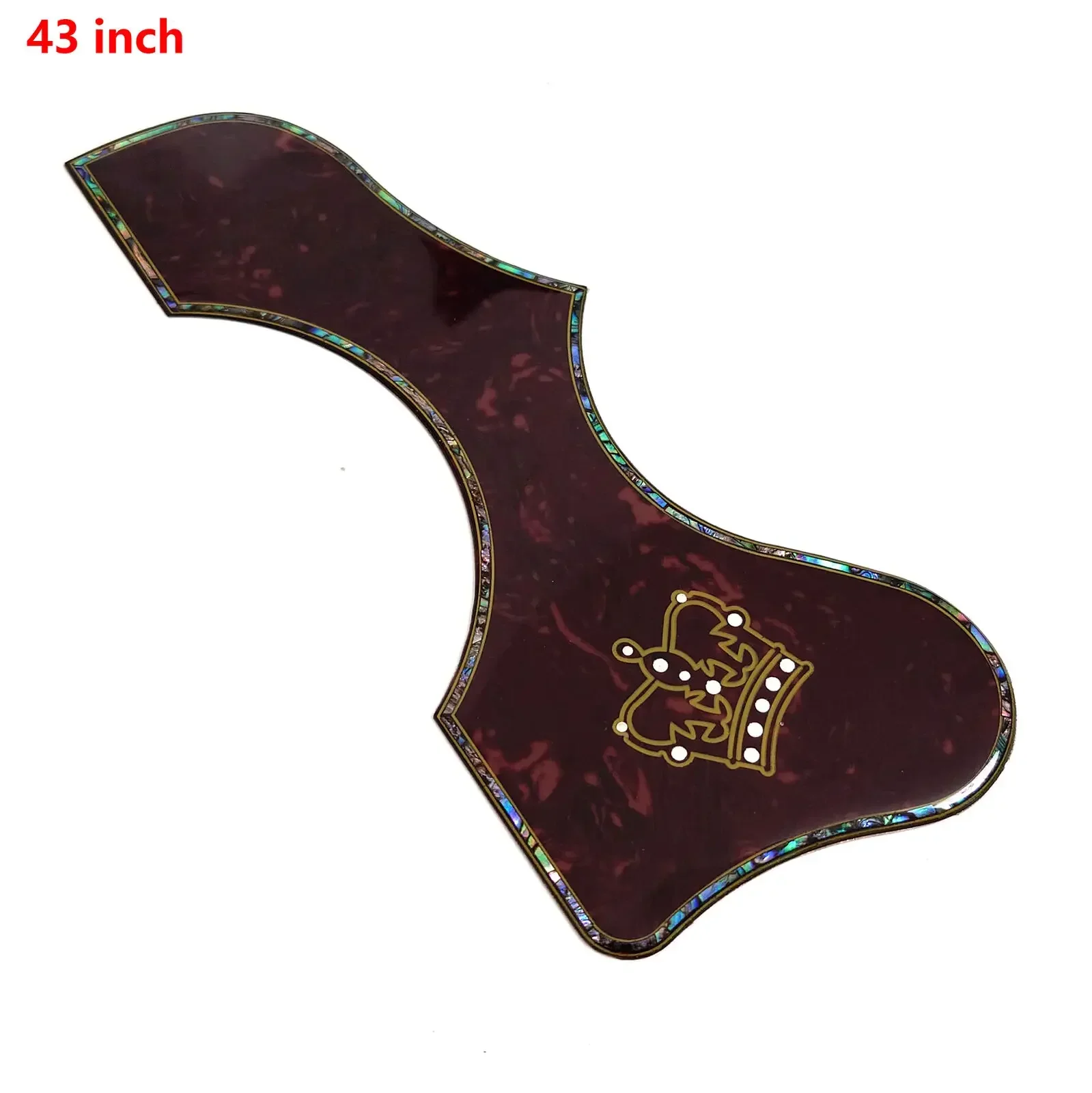 Yue Yun Music Store-Discount Hot Sale-2mm Thick Acoustic Guitar Pickguard Self-Adhesive 43 Inch Scratch Plate for J200 SJ200