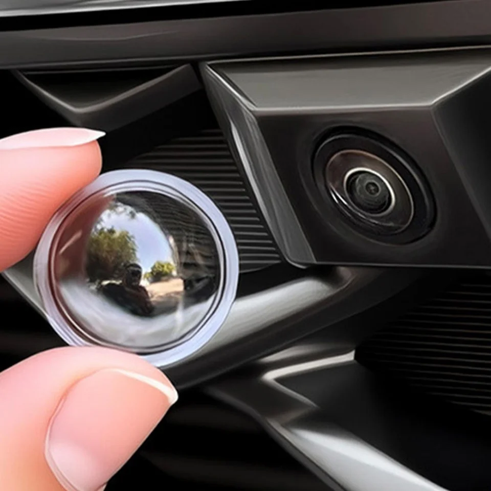 Protetor de Lente de Câmera Universal para Carro, 2 Peças, Anti-Risco, Impermeável, Capa para Câmera de Ré para Acessórios Automotivos