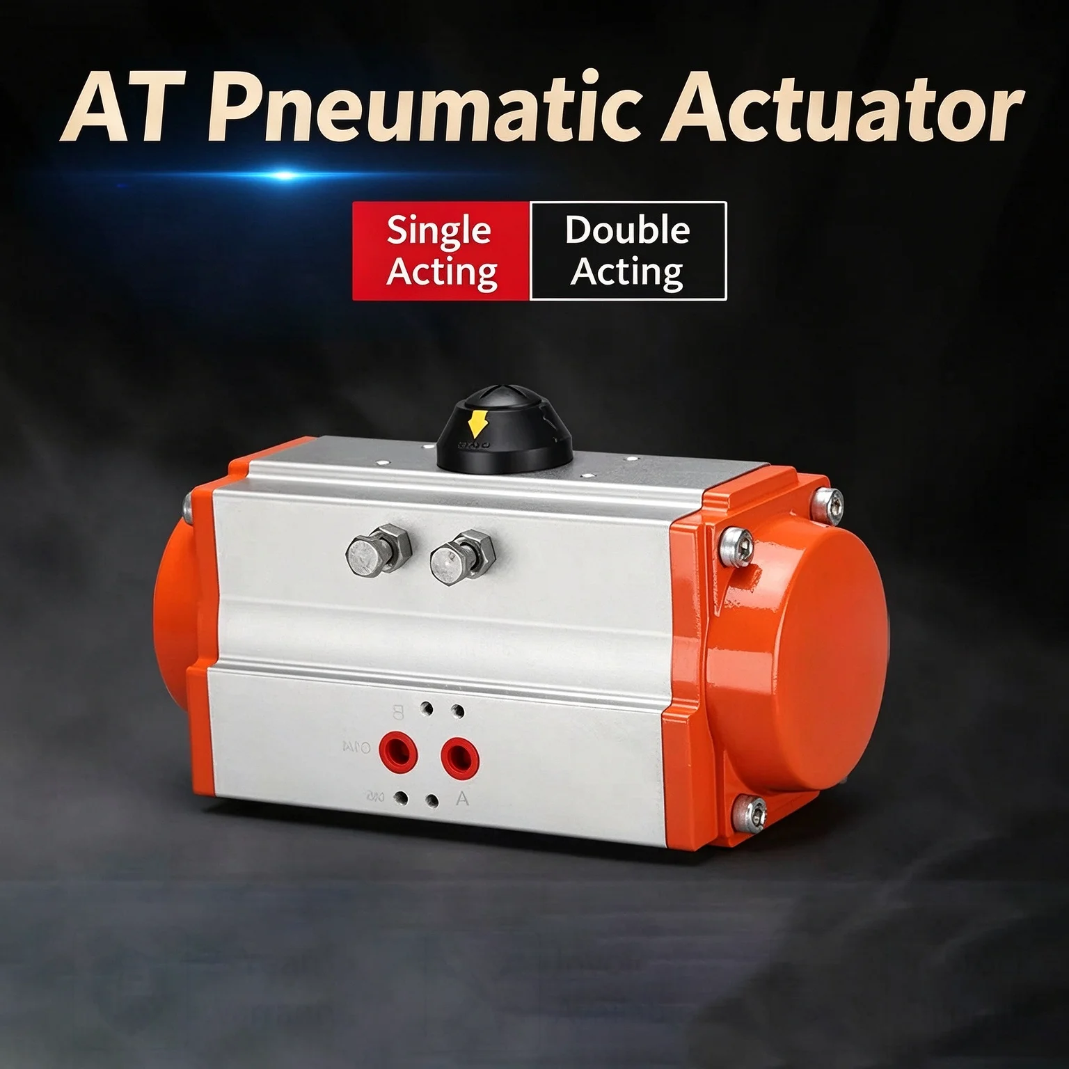 Pneumatic Actuator RTATDA 90-Degree Rotary Head Ball Butterfly Valve Pneumatic Damper Actuator for Industrial Use