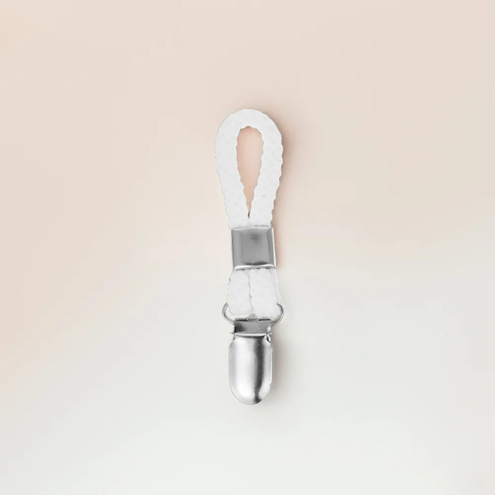 

6Pcs Hanging Towel Clips with Iron Clamps and Cotton Loops for Kitchen Bathroom Home Multi Purpose Towel Holder