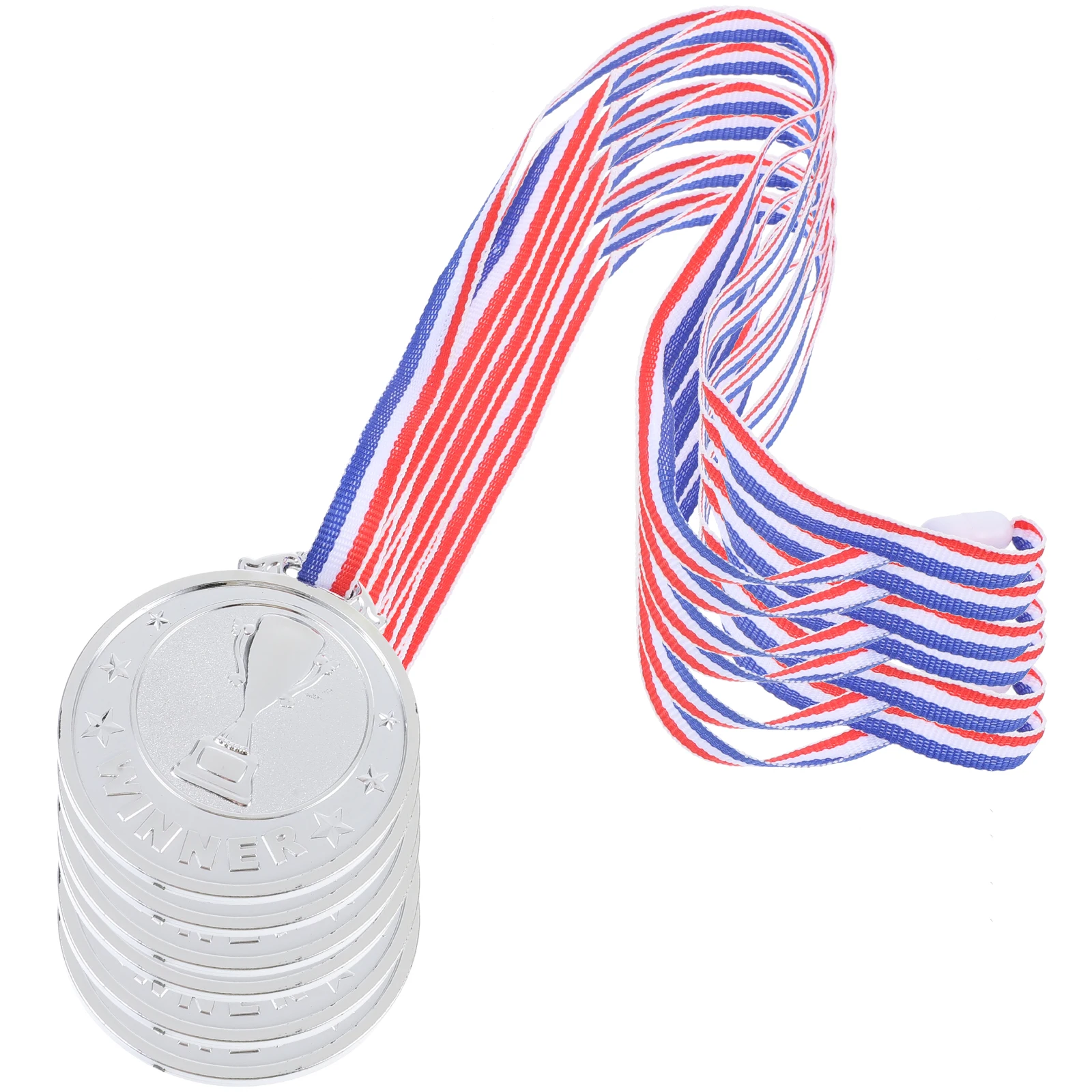 

6 Pcs Trophy Medal Theme Party Medals Award Bulk Interesting Toys Kids for Awards Plastic Sports