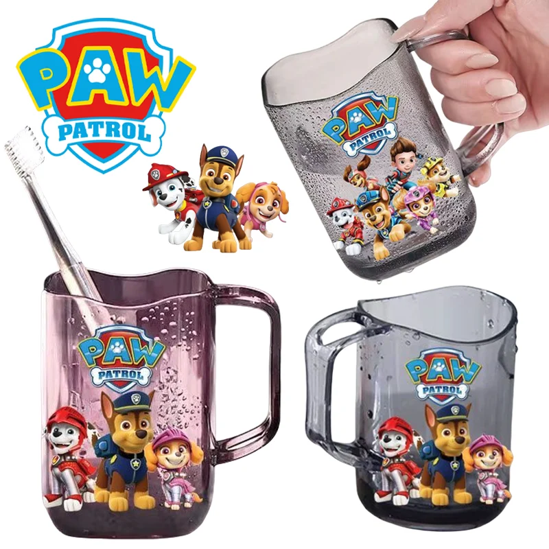 

Paw Patrol Mouthwash Cup Children Portable Plastic Washing Mouth Cups Home Travel Transparent Tooth Cup Bathroom Accessories