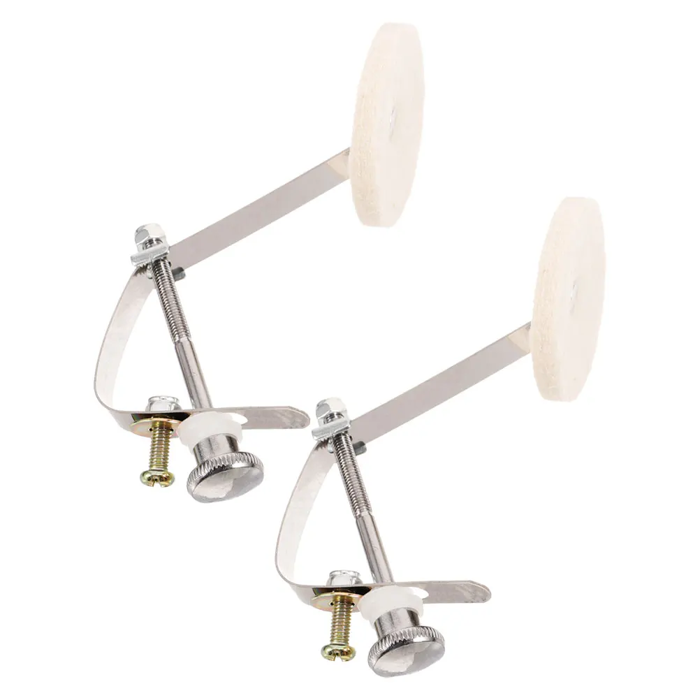 

2 Pcs Snare Accessories Drum Muffler Pad Soundproof Alloy Clamp on Tone Control