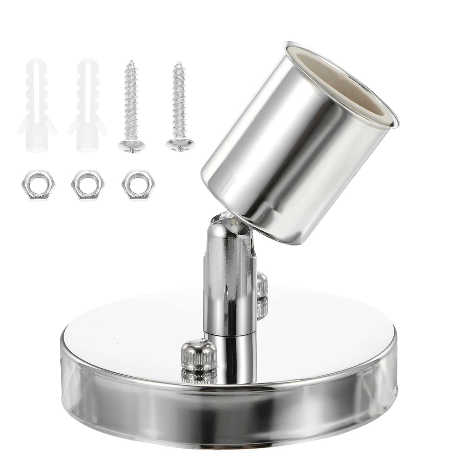 

E27 Lamp Holder Socket Rotatable Iron Base Retro Light Universal Design Fits Most Bulbs Easy Installation Bedroom Reading Room