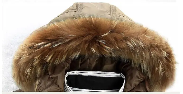 Nieuwe Winter Heren Capuchon Bontkraag Winterjassen Casual Eendendons Jassen Kwaliteit Mannelijke Winddichte Warme Donsjacks Maat 3x