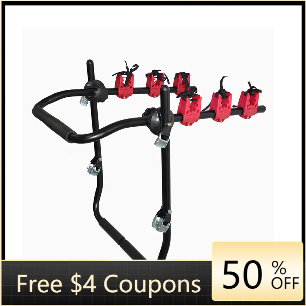 

STLF 100% Quality Guarantee Red Material Load 130KG Foldable Hatchback Bike Rack Car