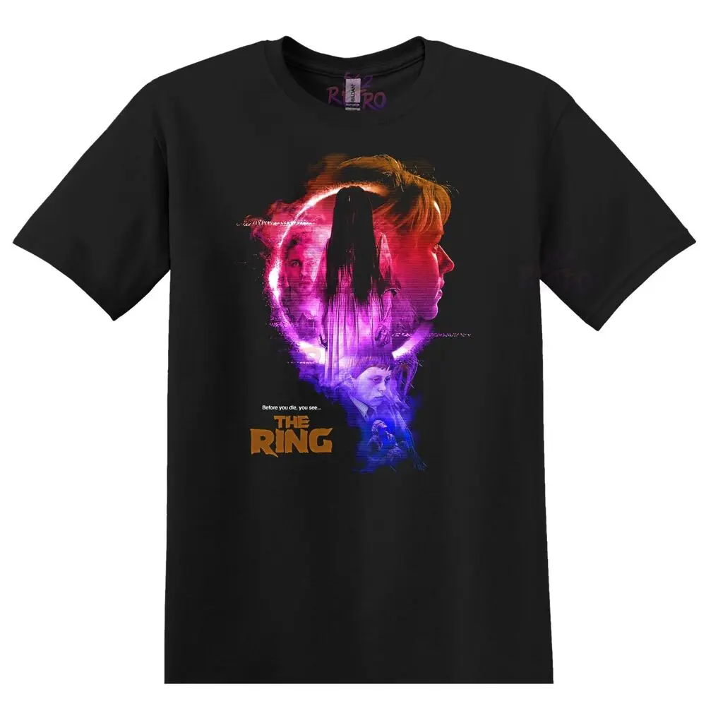 T-Shirt The Ring Horror Movie Noir S-3XL