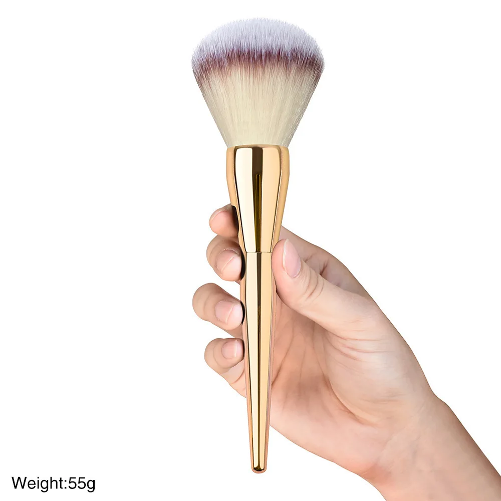 1 pçs pincéis de maquiagem tamanho grande fundação pó rosto blush escova macia rosto grande cosméticos fundação macia compõem ferramentas