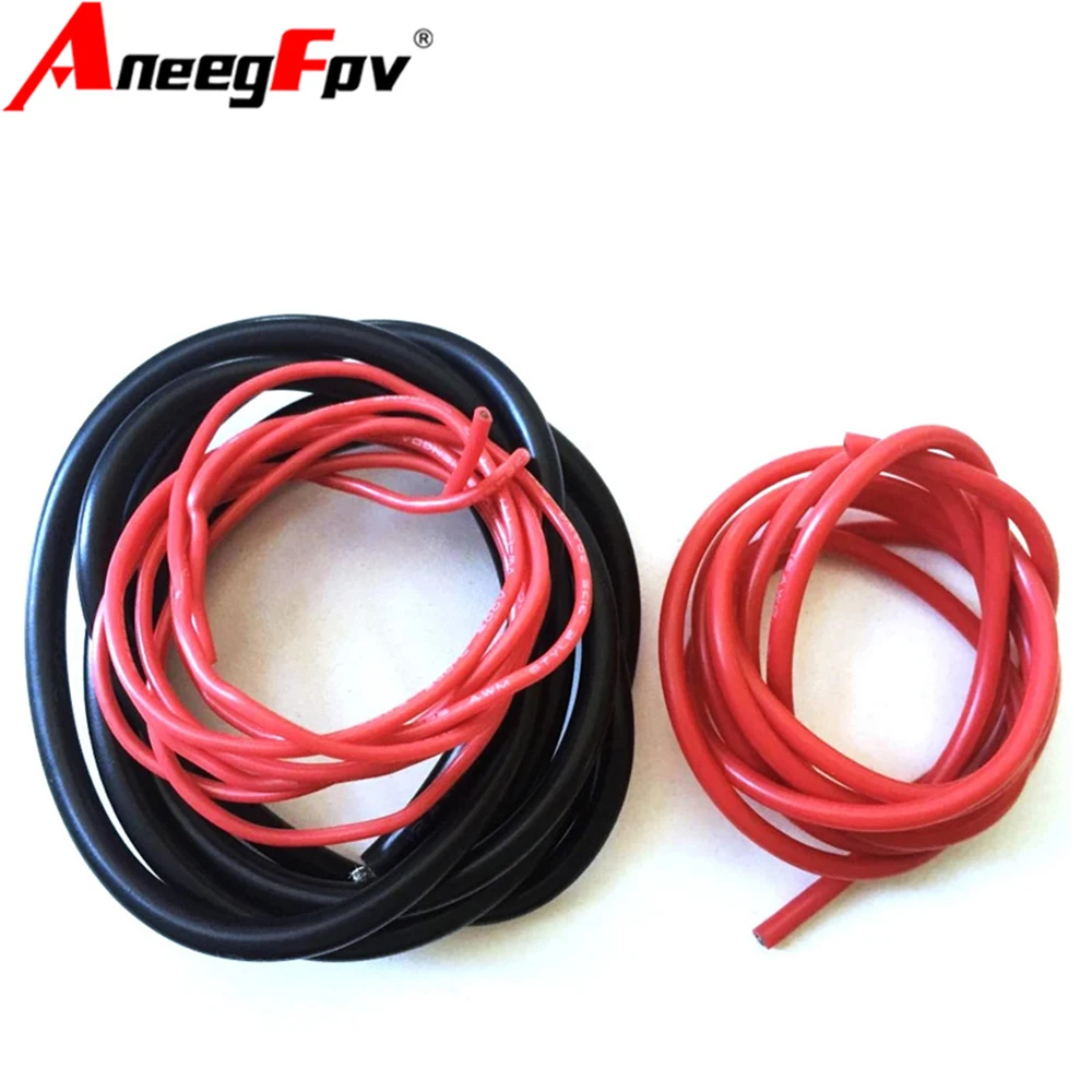 

10meter Silicon Wire 8 10 12 14 16 18 20 22AWG Heatproof Soft Silicone Silica Gel Wire Cable (5meter Red+5meter Black) )