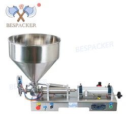 Bespacker G1WTD Semi-automatic Single Head Cream Honey Chocolate Sauce Water Bottle Filling Machine