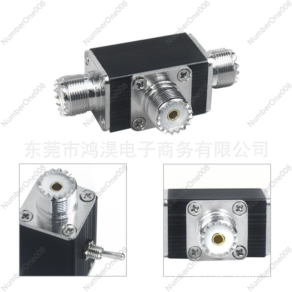 2 Channel HF  100W 1-30MHz, SO239 Coaxial Relay Box for CB Ham Radio