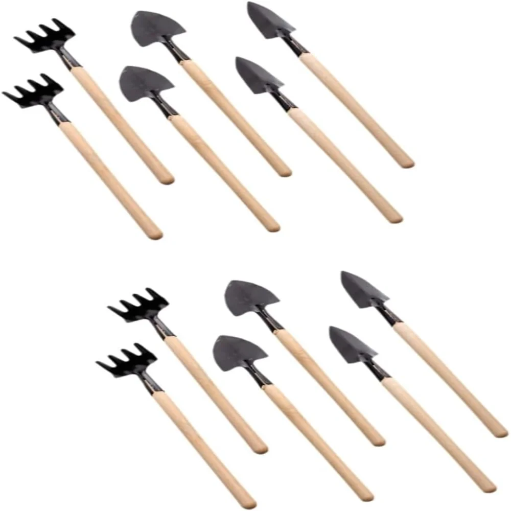 

4 Sets Mini Tool Shovel Mini Gardening Tools Mini Hand Planting Tools Hand Rake Garden Tool Garden Hand Fork Digging Trowel Plan