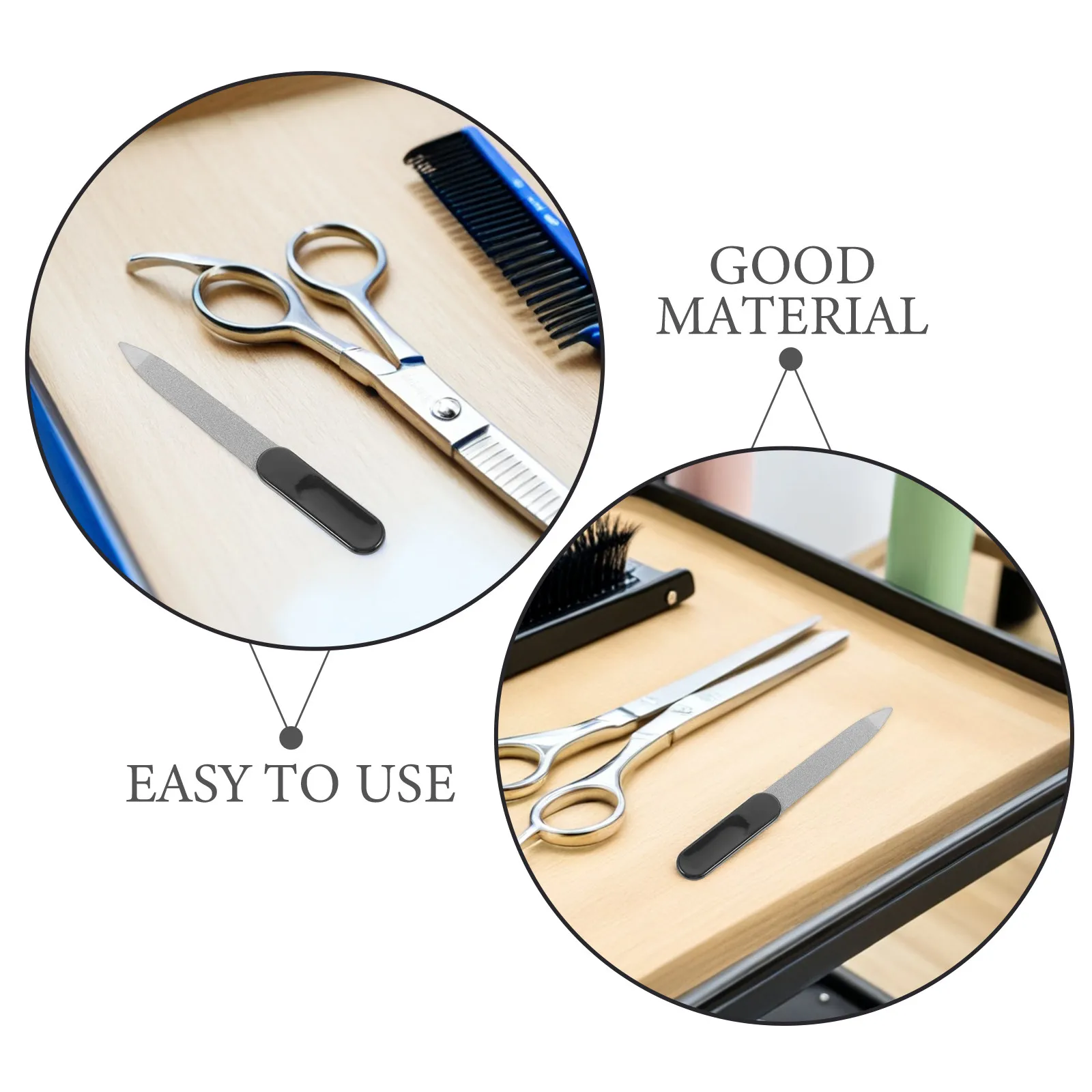 Stainless Steel Nail Files 48 Pcs Double Sided Metal Manicure Pedicure Tools for Fingernails Toenails