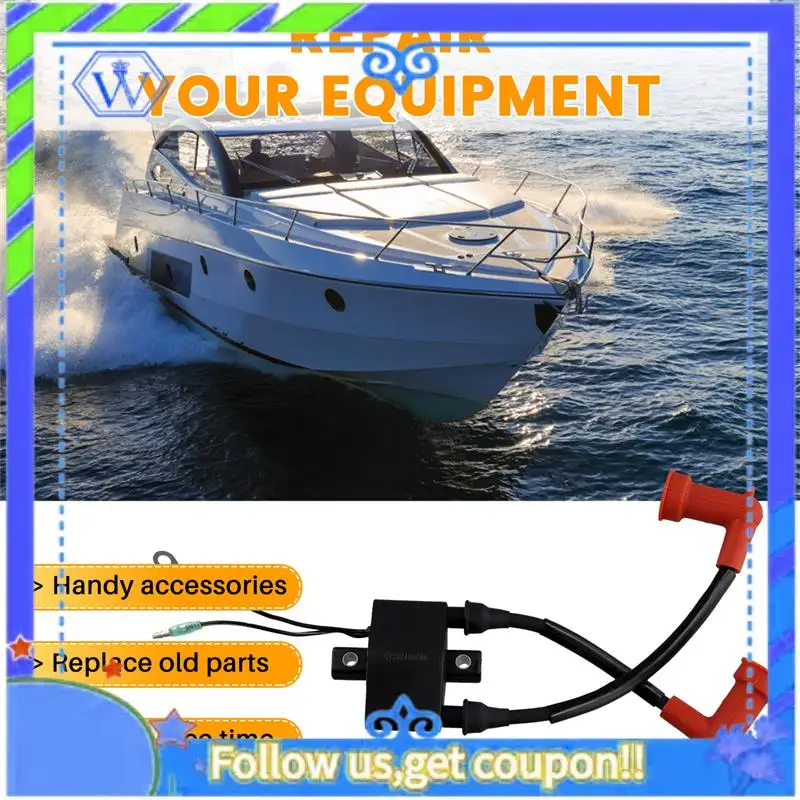 M46K-339-879147T71 Катушка зажигания подвесного двигателя для Mercury Quicksilver 10HP 15HP 20HP Nissan Tohatsu 3BJ-06040-0 3BJ060400M