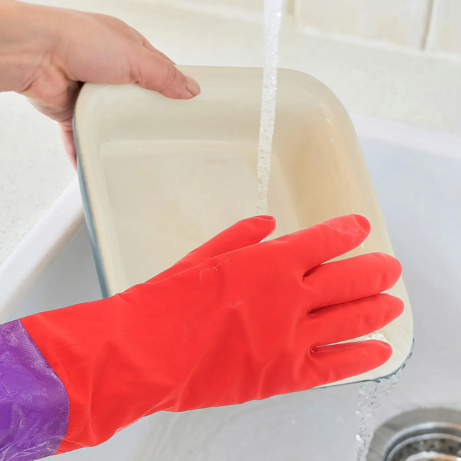 

1Pair Water Resistant Elbow Length Aquarium Gloves Ideal for Coral Anemones Handling Fish Tank Maintenance Water Change Use