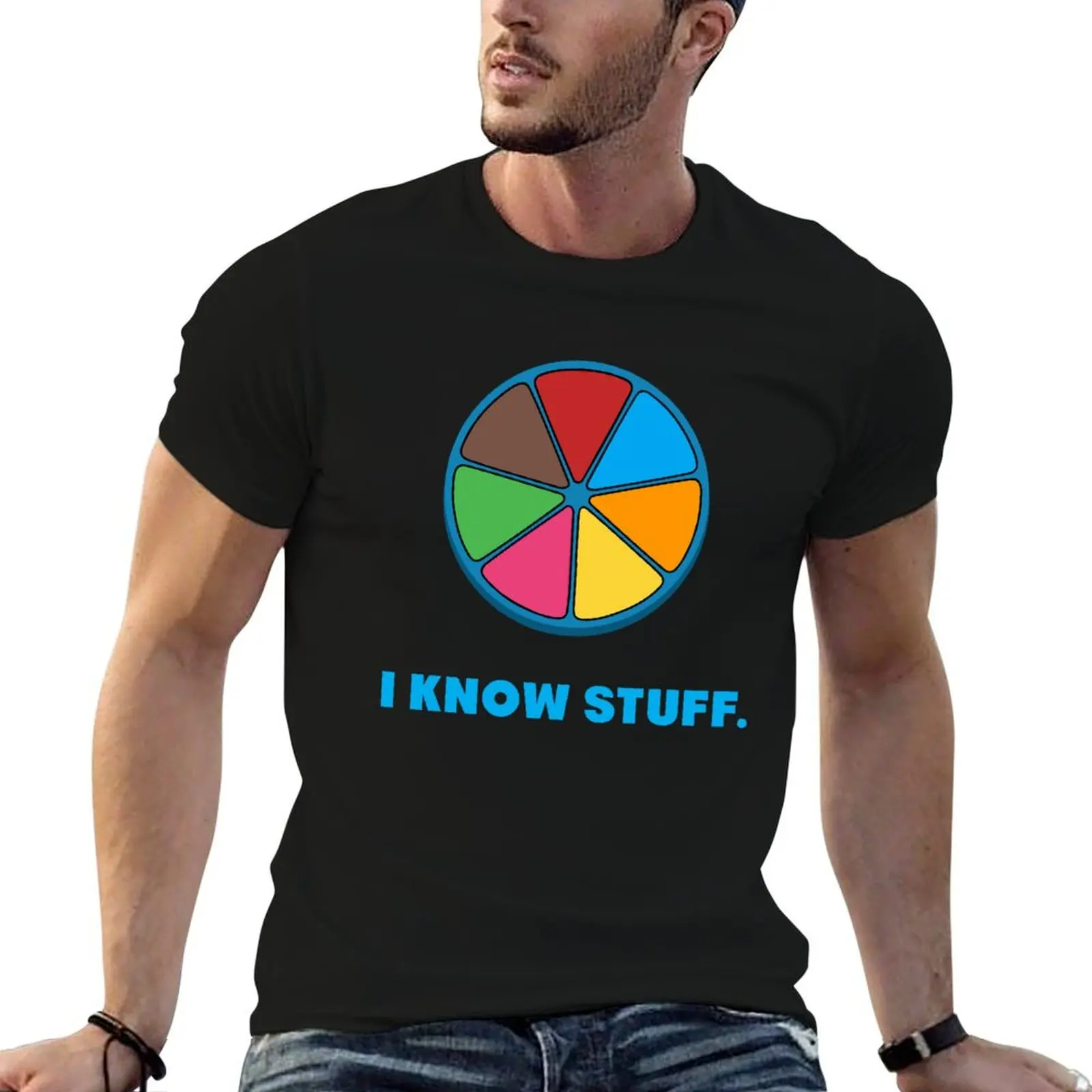 Trivial Pursuit I Know Stuff T-Shirt Heavy Duty Casual Work Tee