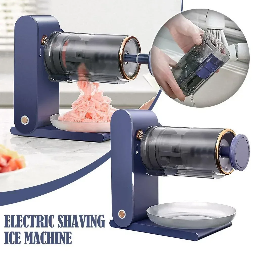Smoothie Machine DIY  Snowflake Ice Shaver Slushy Drinks Dessert Maker Fruit Mein Mein Ice Maker Ice Cream Machine