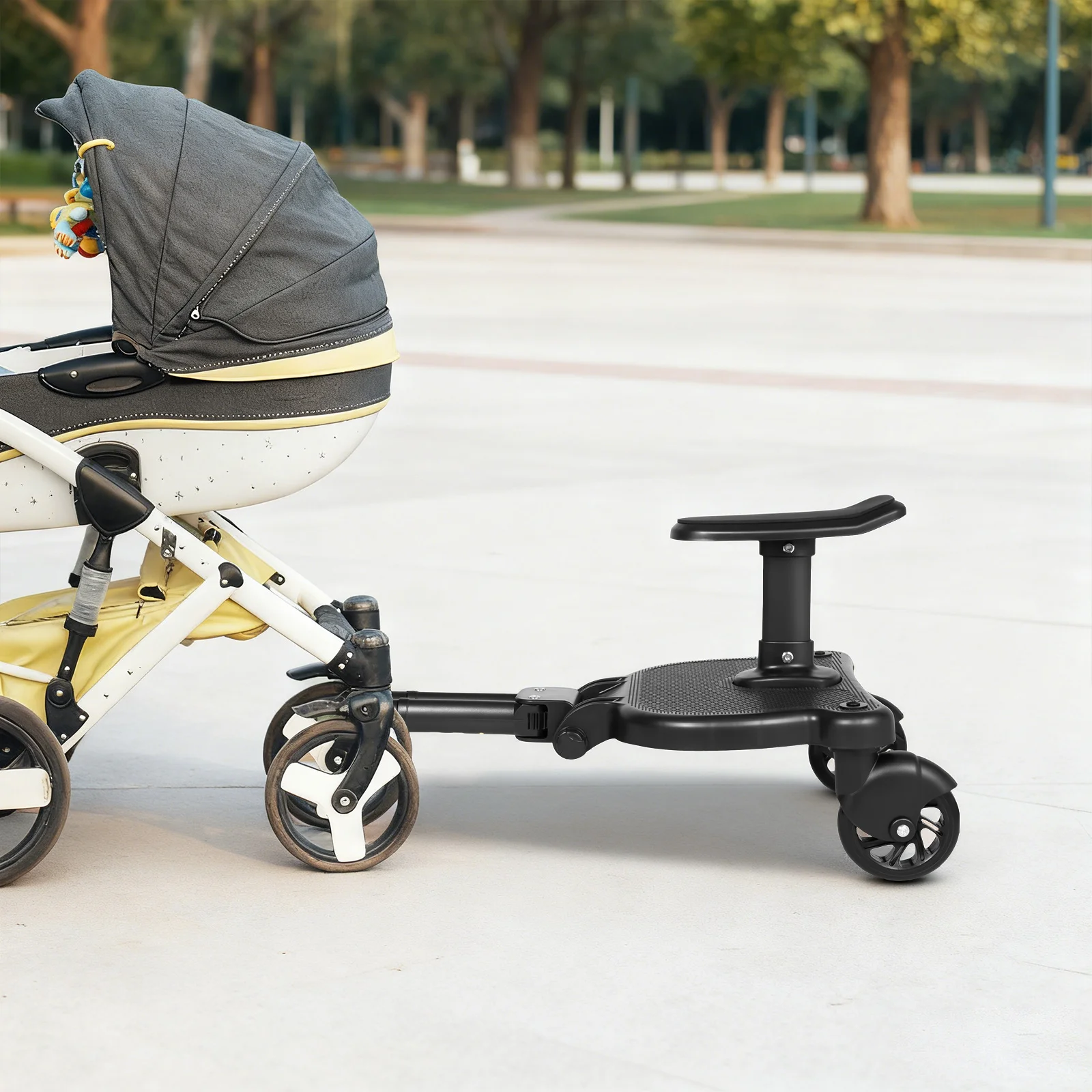 

Доска-платформа для коляски с колесами из экологичного полипропилена, прочная, для малышей, второго ребенка, для всей семьи