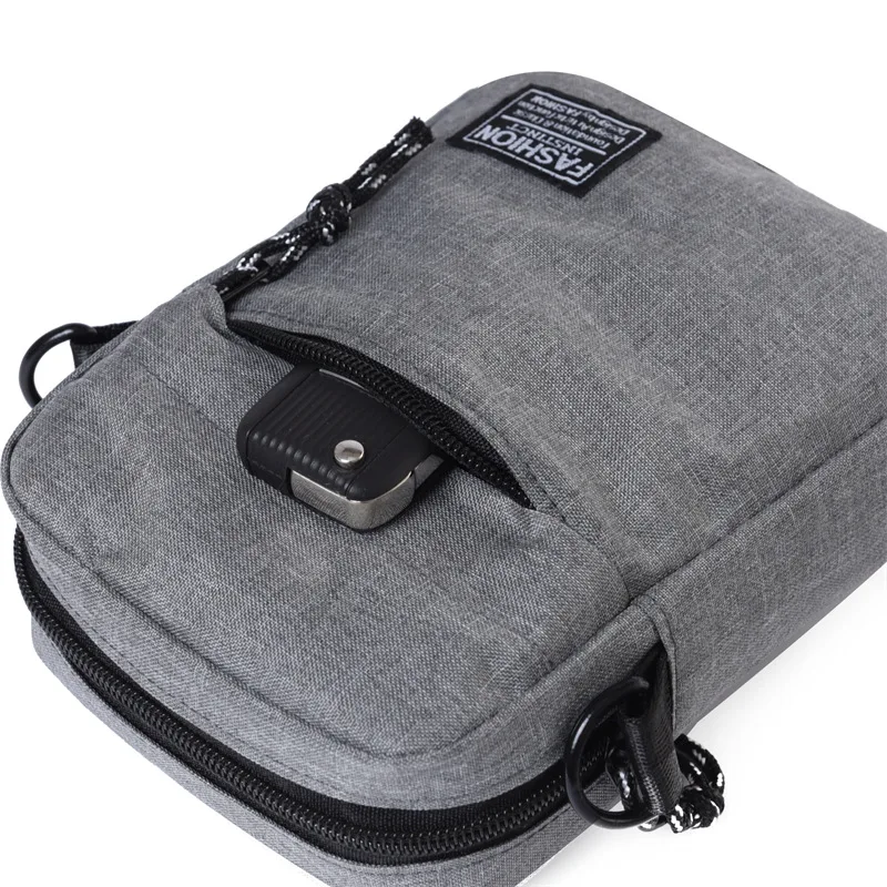 メンズサッチェルファッションオックスフォード布ショルダーバッグメンズカジュアル斜めクロスオーバーファッションハンドマシン小さなスクエアバッグ