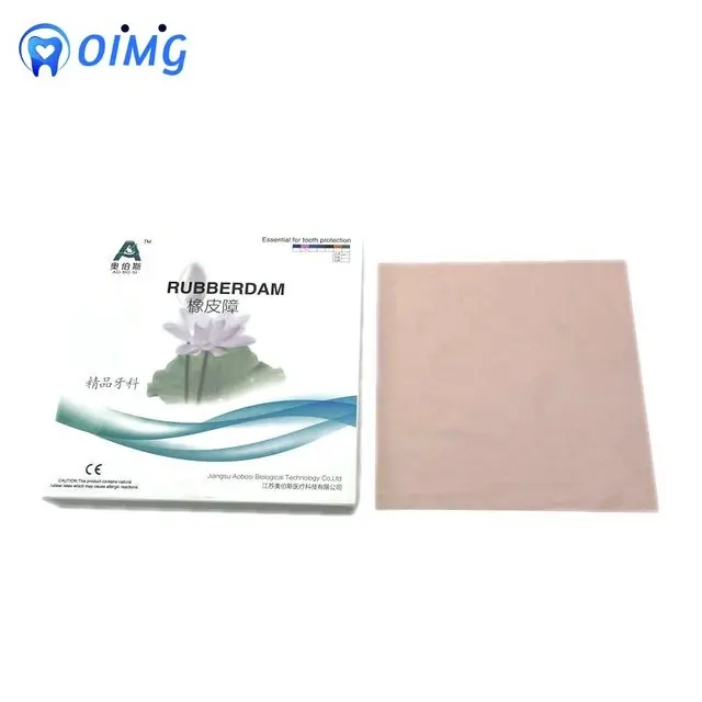 Multiple Colour High Quality Dental Dams Non-Sterile Dams Natural Rubber Latex Material Dentist Tools S(52Pcs) or L(36 Pcs)