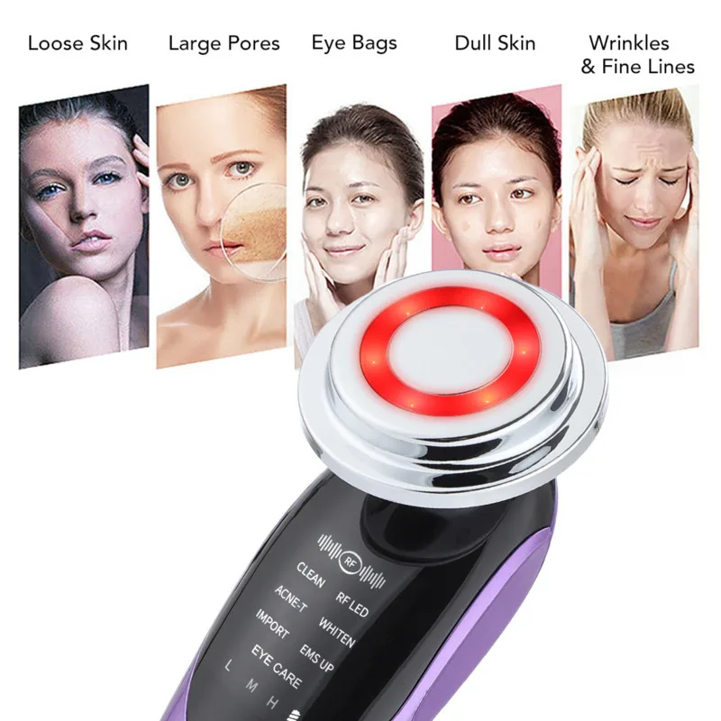 in 1 Face Lift Devices RF EMS Radiofrequency Microcurrent Skin Rejuvenation Massager Face Anti Aging Wrinkle Beauty Apparatus