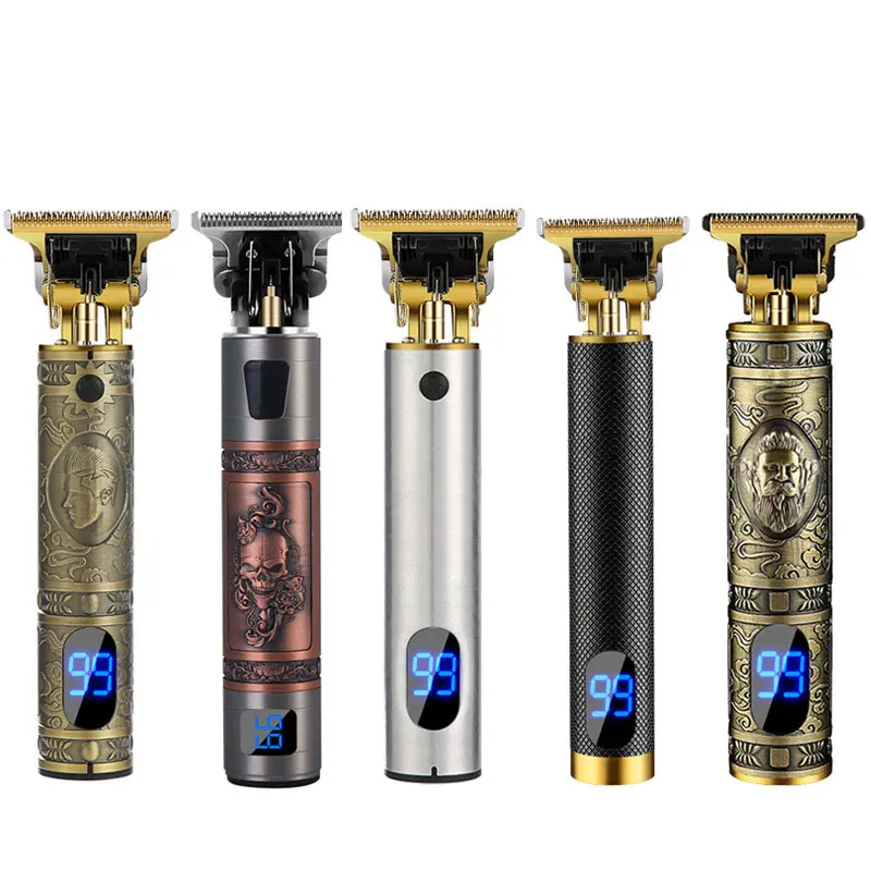 ผม Clippers ไฟฟ้าใหม่ USB ชาร์จ Beard Trimmer มืออาชีพผมเคราตัดผมตัดผม