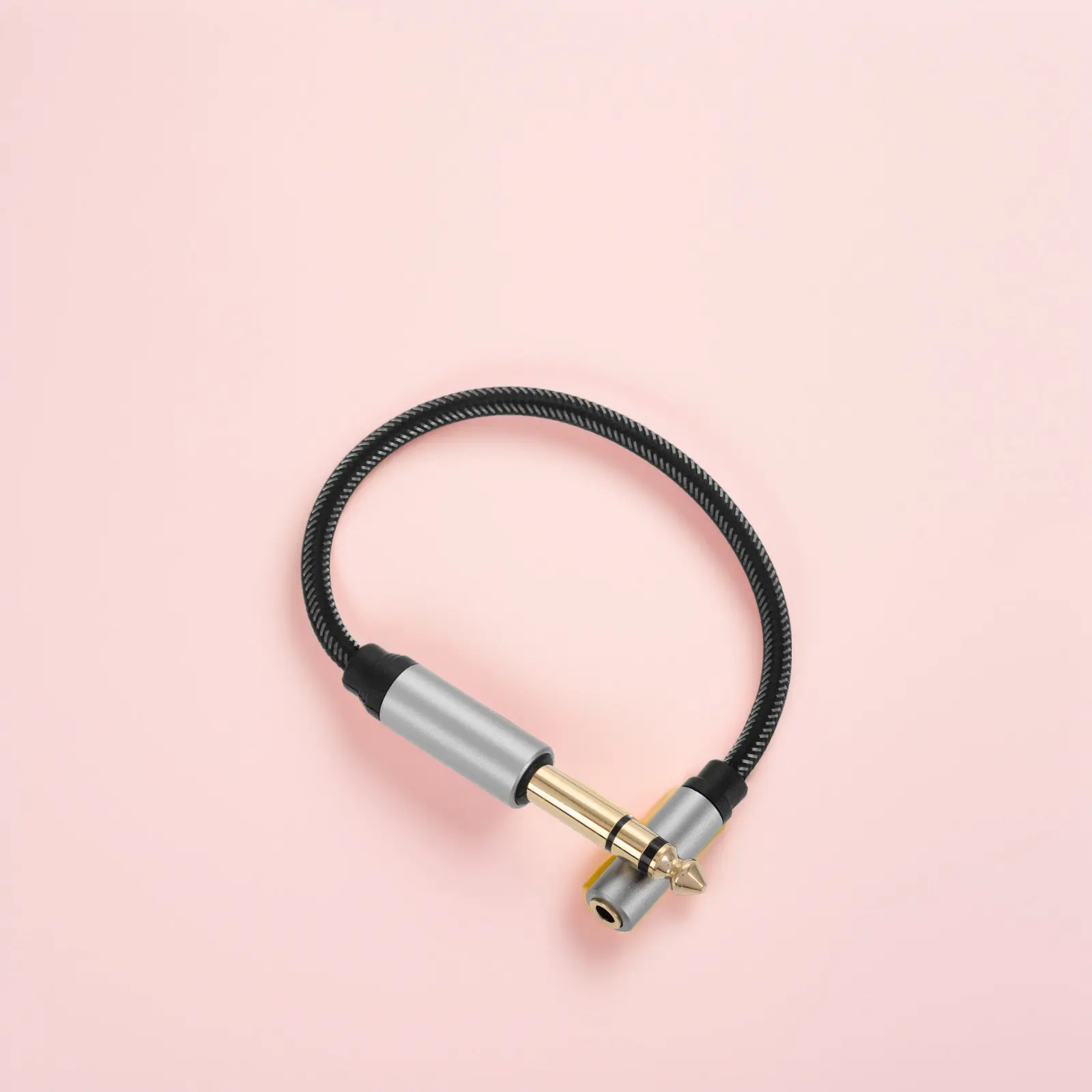 6.35mm to 3.5mm Headphone Extension Cable Male to Female Audio Adapter Cord Extender for Studio Recording Gaming Audio Jack