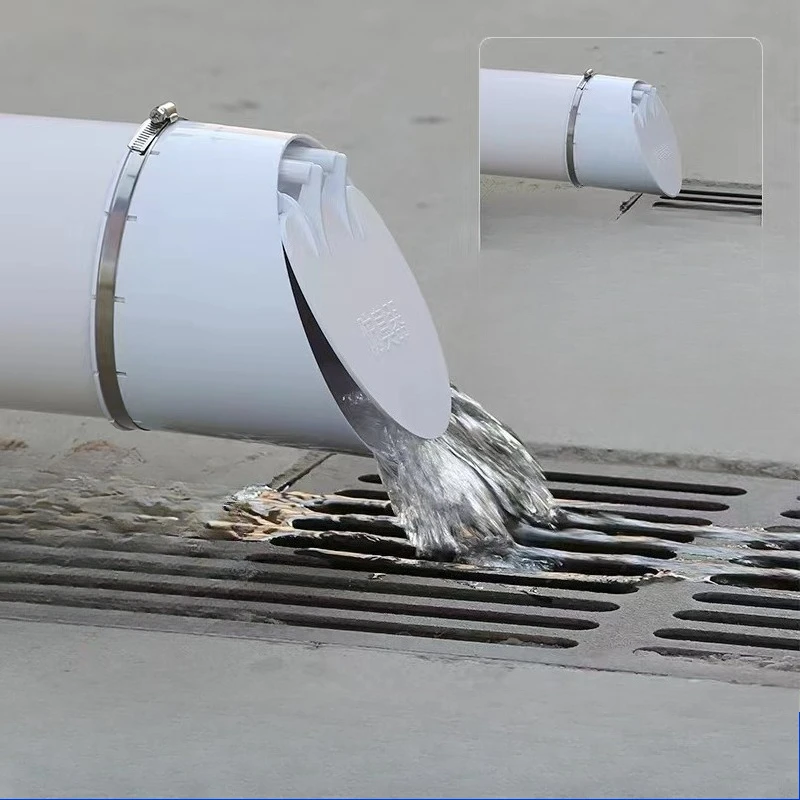 50/75/110/160mm Drain Pipe Floor Drains Sewage Pipe Large Displacement Anti Odor Anti-rat Cover Septic Tank Outdoor Pipe Valve