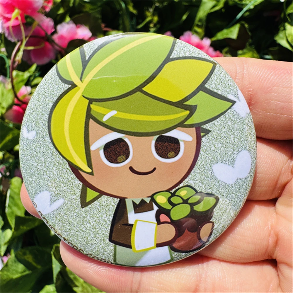 Jeux d'anime Cookie Run: Badge de Cosplay du roi, broche en fer blanc SPTE, accessoires, cadeaux de noël