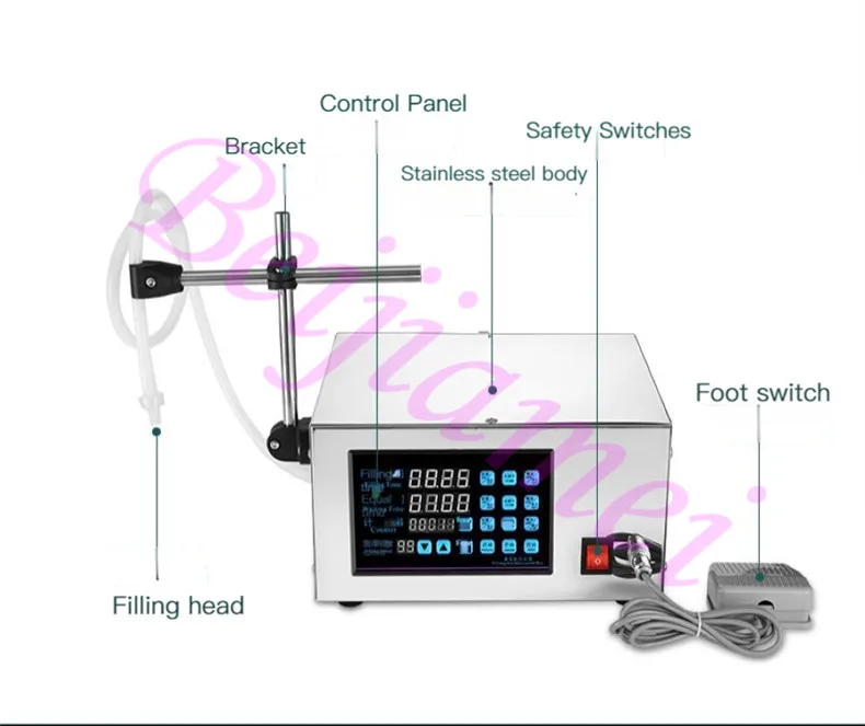 280 Маленькая высокоточная машина для розлива жидкостей с ЧПУ, электрическая машина для количественного розлива пивных напитков Baijiu