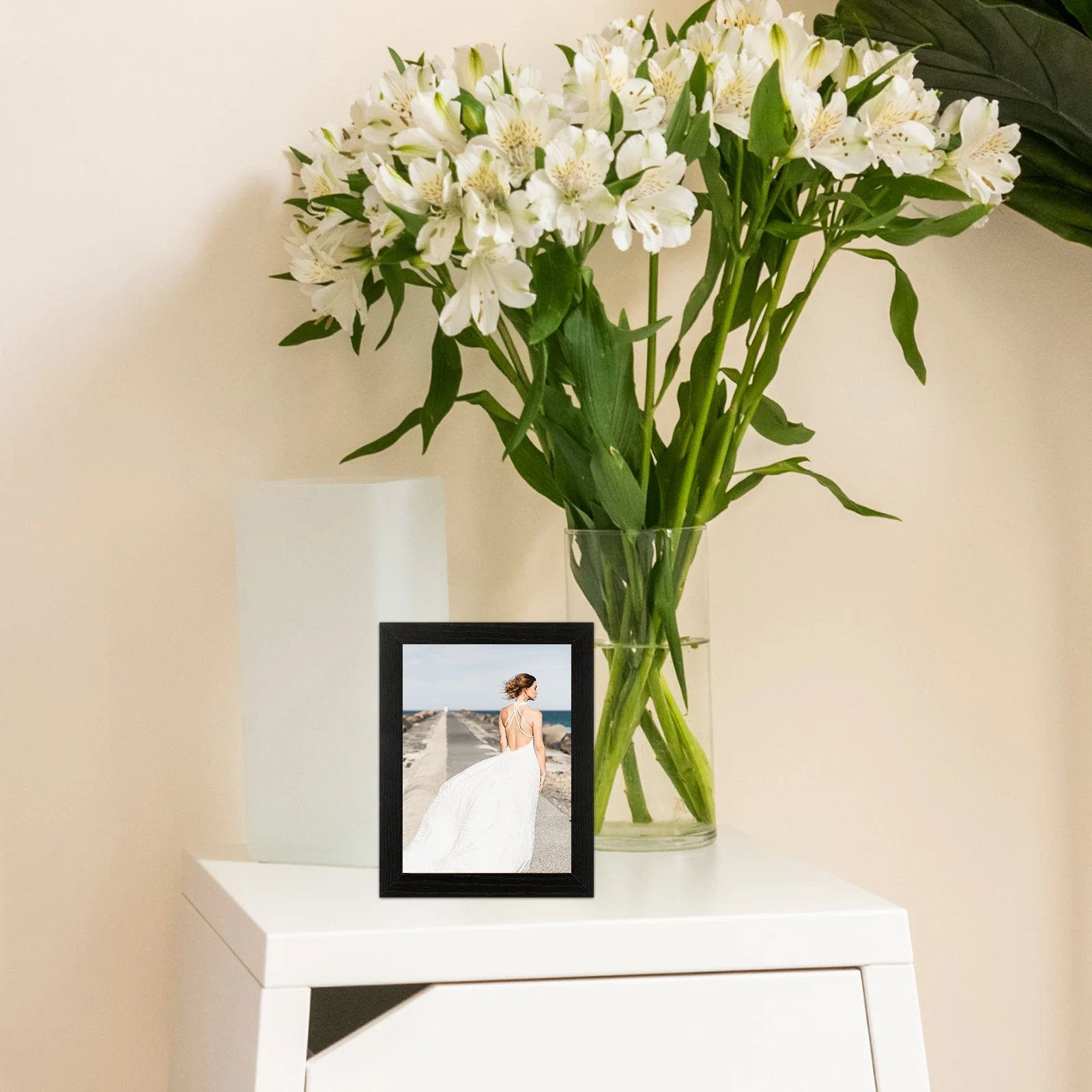 

Rustic Simple Picture Frame Desktop Photo Display Decor Bedroom Living Room Art Gallery Coffee Shop Gift