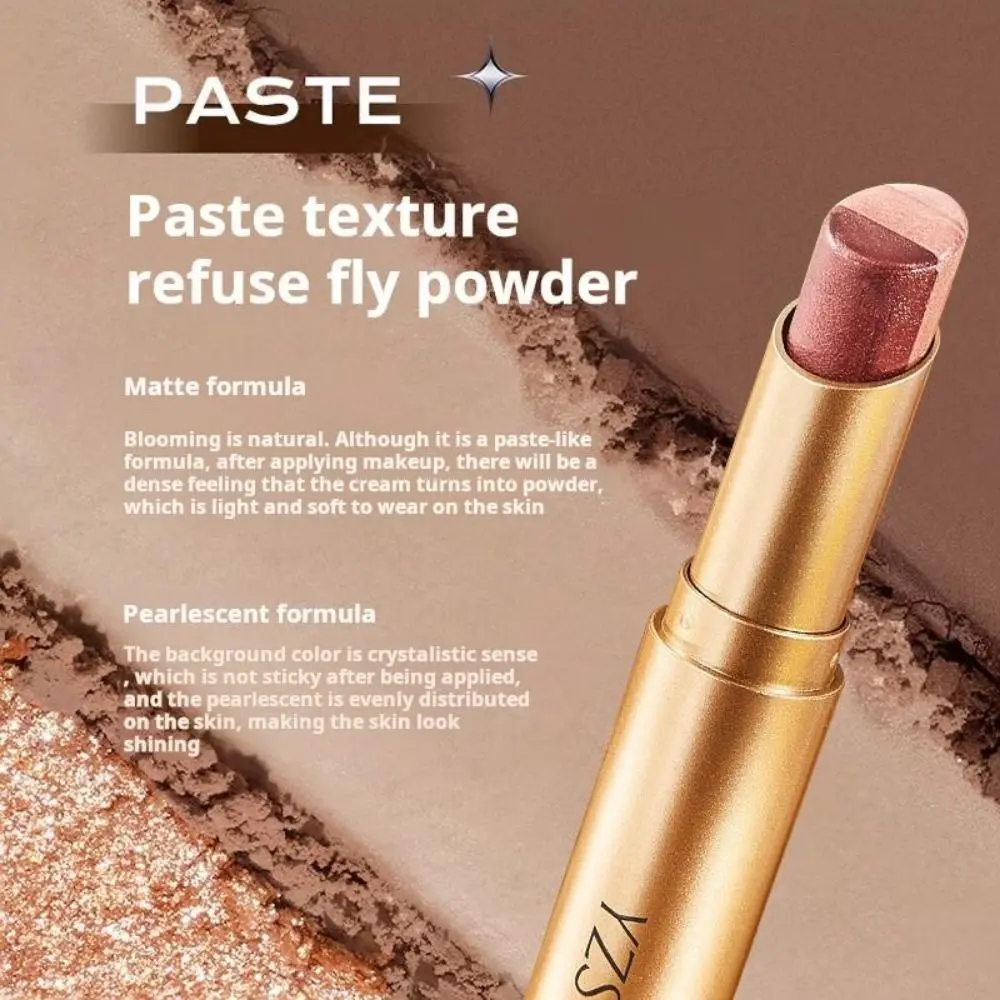 ใหม่ Tri-Color อายแชโดว์กันน้ํา Matte FINISH อายแชโดว์ปากกา Long Lasting Eye แต่งหน้า Quick แต่งหน้า