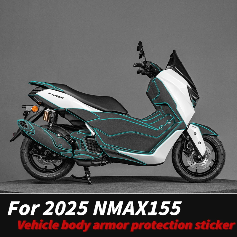 لياماها NMAX155 2025 دراجة نارية ملصقات درع واقية الديكور أطقم أنماط جديدة الجسم أجزاء بلاستيكية #1