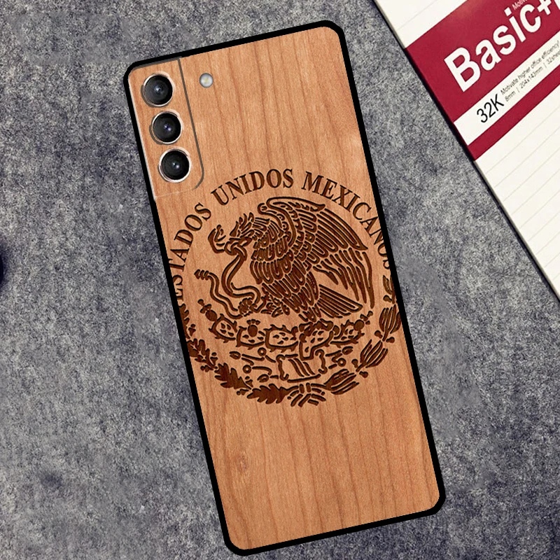 Tree Rose Skull Cactus Wood Case For Samsung Galaxy S24 S22 S23 Ultra Note 20 S9 S10 Note 10 Plus S20 FE S21 FE Cover