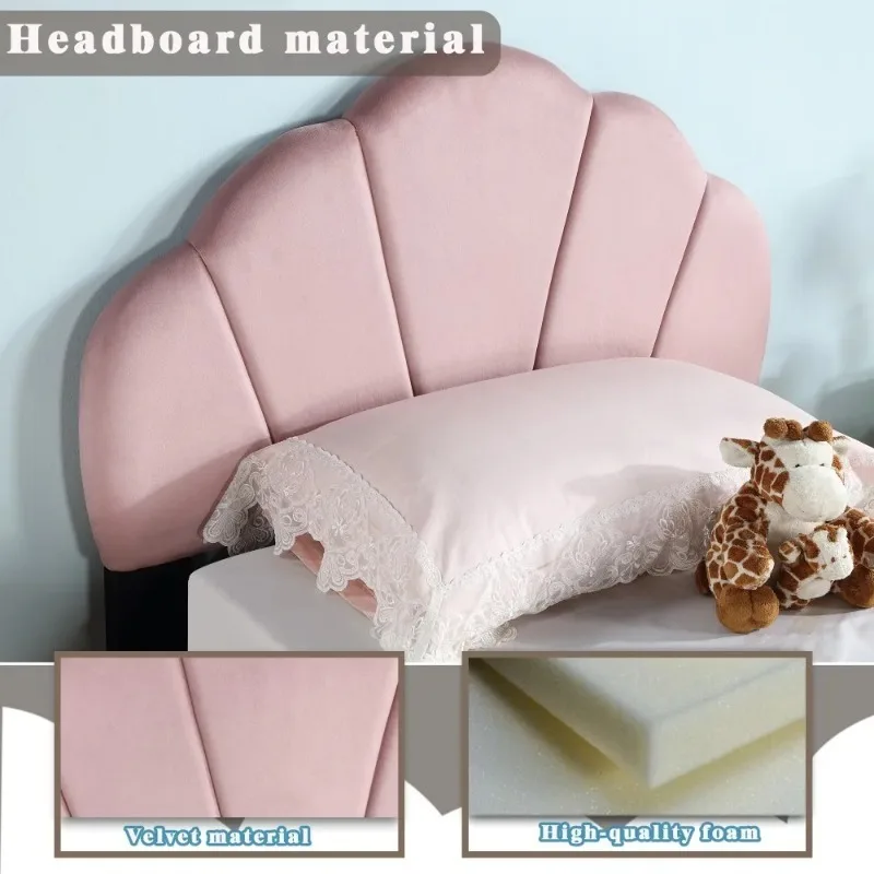 سرير أطفال بناتي للأطفال من عمر 0 إلى 5 سنوات مقاعد وأرائك أطفال سرير بناتي سرير أطفال بطابقين مع مرتبة شرنقة لحديثي الولادة طفل 8 #6