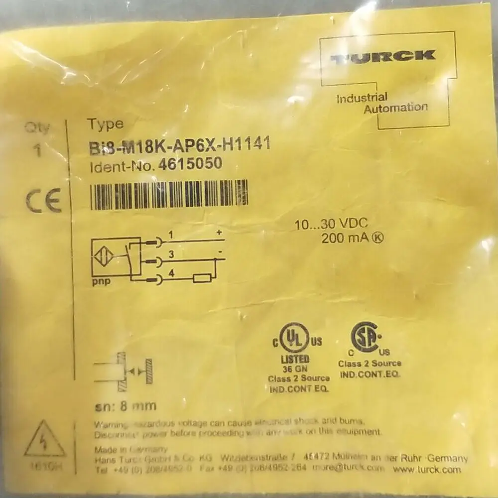 

1pc new TURCK BI8-M18K-AP6X-H1141 Proximity sensor Free shipping #YP1