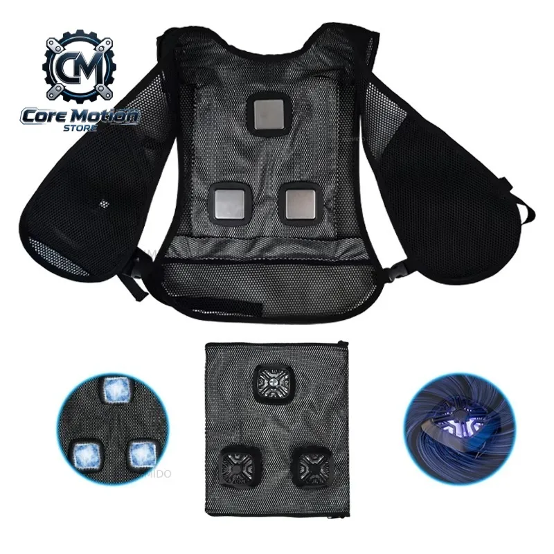 Fishing Breathable Light Thin Cooling Work Vest Outdoor Anti-Uv Light Fan Vest for Summer Outdoor