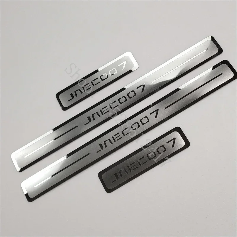 for Chery Jaecoo J7 2023 2024 2025 Styling Door Sill Scuff Plate Guard Stainless Steel Kick Pedal Sticker Car Accessories