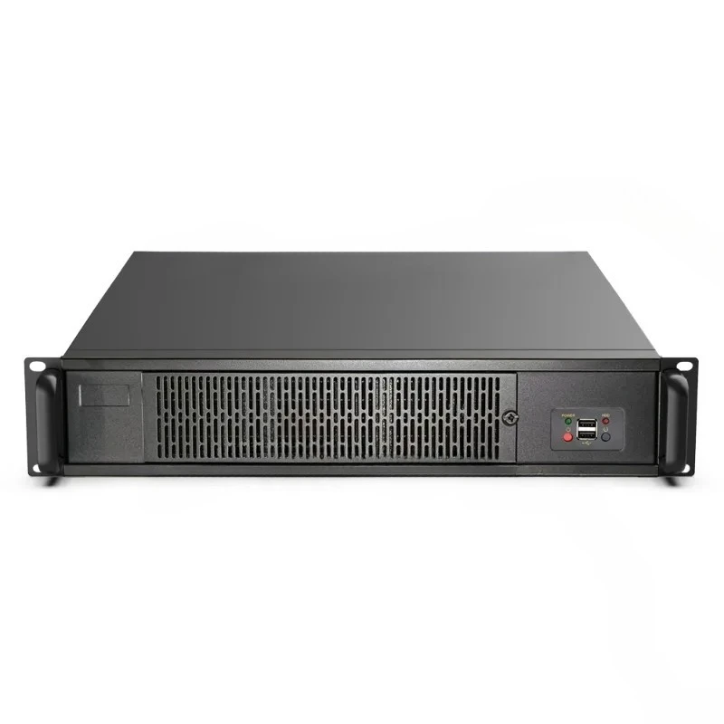 

2U EATX Chassis with Industrial Control Server, Full-Height GPU Support, Redundant Power Supply, 19-Inch Air-Cooled Cabinet