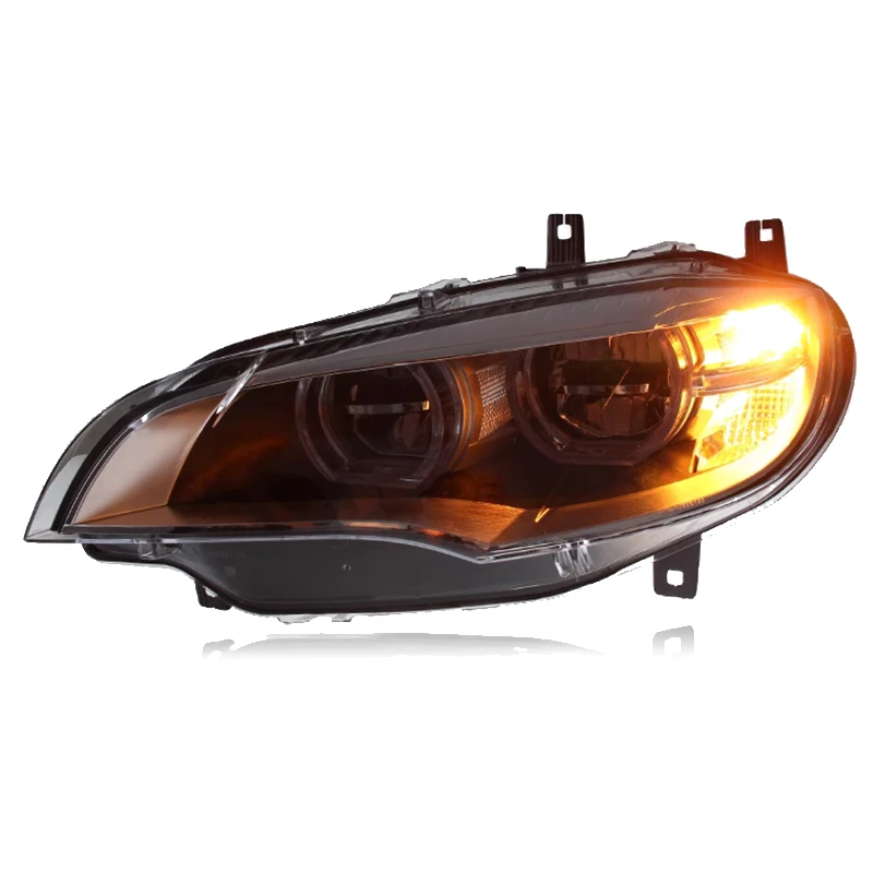 For  2008-2014 X6 E71 Headlight Modification Upgrade New Glow Diode Headlight Everyday Running Light X6 Headlight