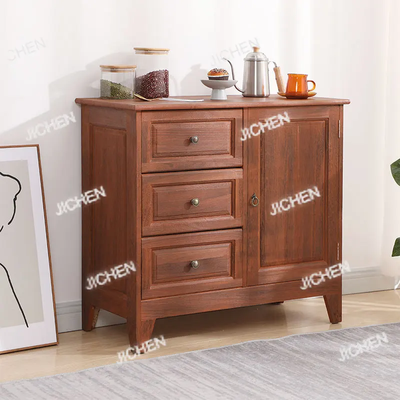 

Шкаф-ведро из массива дерева, американский шкаф для хранения вещей, небольшой шкаф для хранения вещей, гостиная, спальня, шкаф-ведро в стиле ретро, бытовой шкаф