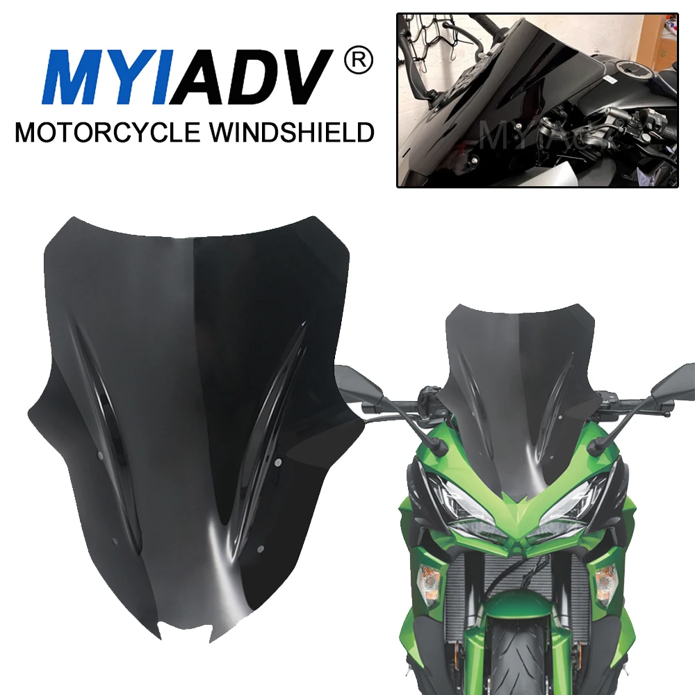 Motorcycle Windscreen Windshield Wind Deflector Protector For Kawasaki For Ninja 1000 1000SX 2020-2023 2024 Z1000SX 2017-2022