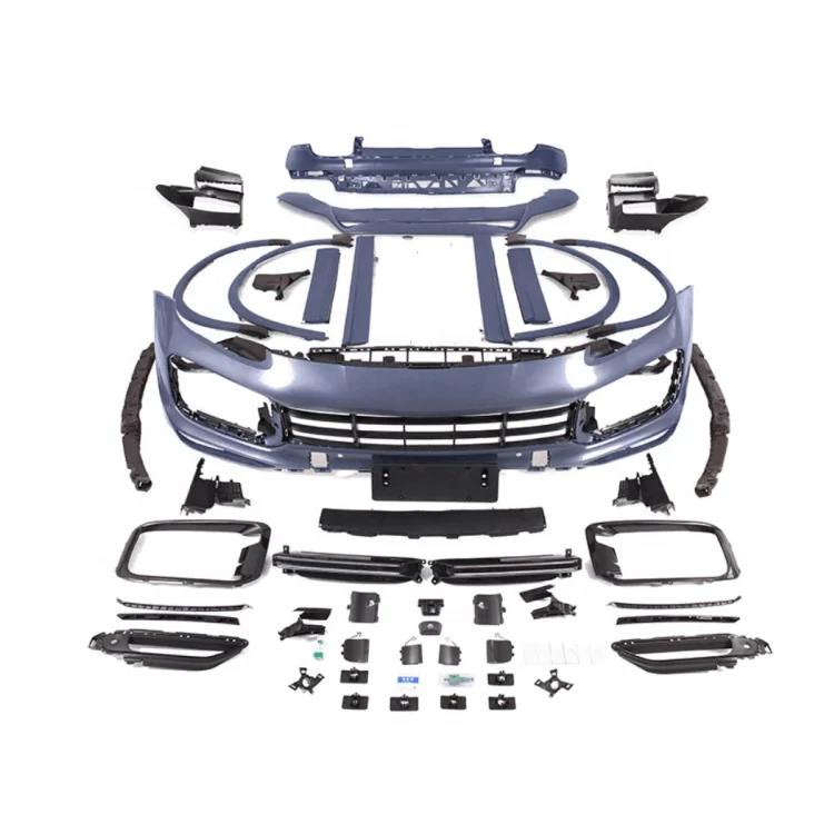 Forworld Car Bumpers Facelift Bodykit Include Day Light for  Cayenne 2018-2023 Upgrade to Tubro