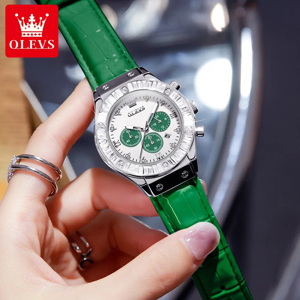 OLEVS brand watch multifunctional timing quartz watch women's watch women's watch 9978