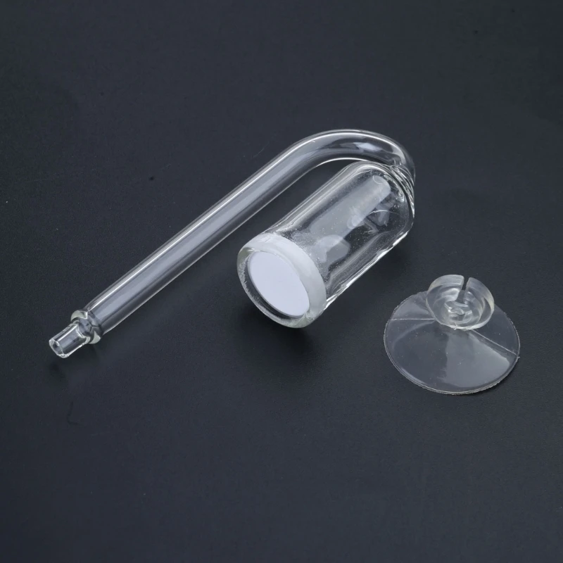 CO2 Diffuser 1.02in Dia Atomizer High Transparent Glass Increasing Saturation of CO2 for Aquarium Fish for