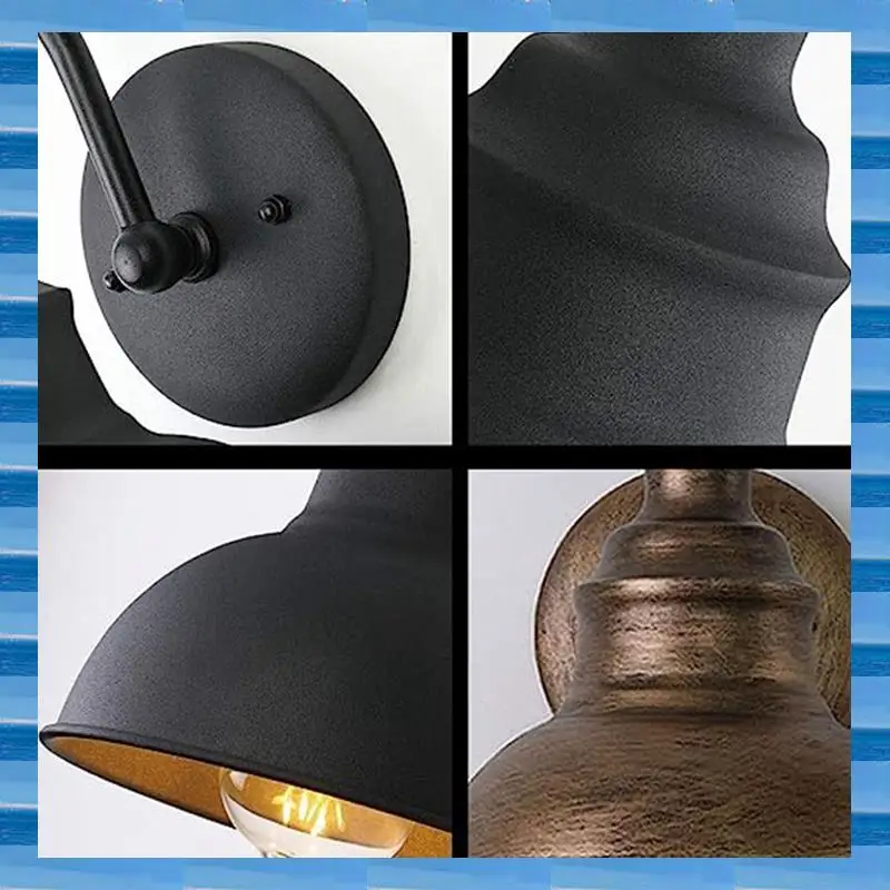 

Vintage Wall Sconce Gooseneck Barn Flat Light Industrial Vintage Farmhouse Wall Sconce Outdoor Waterproof