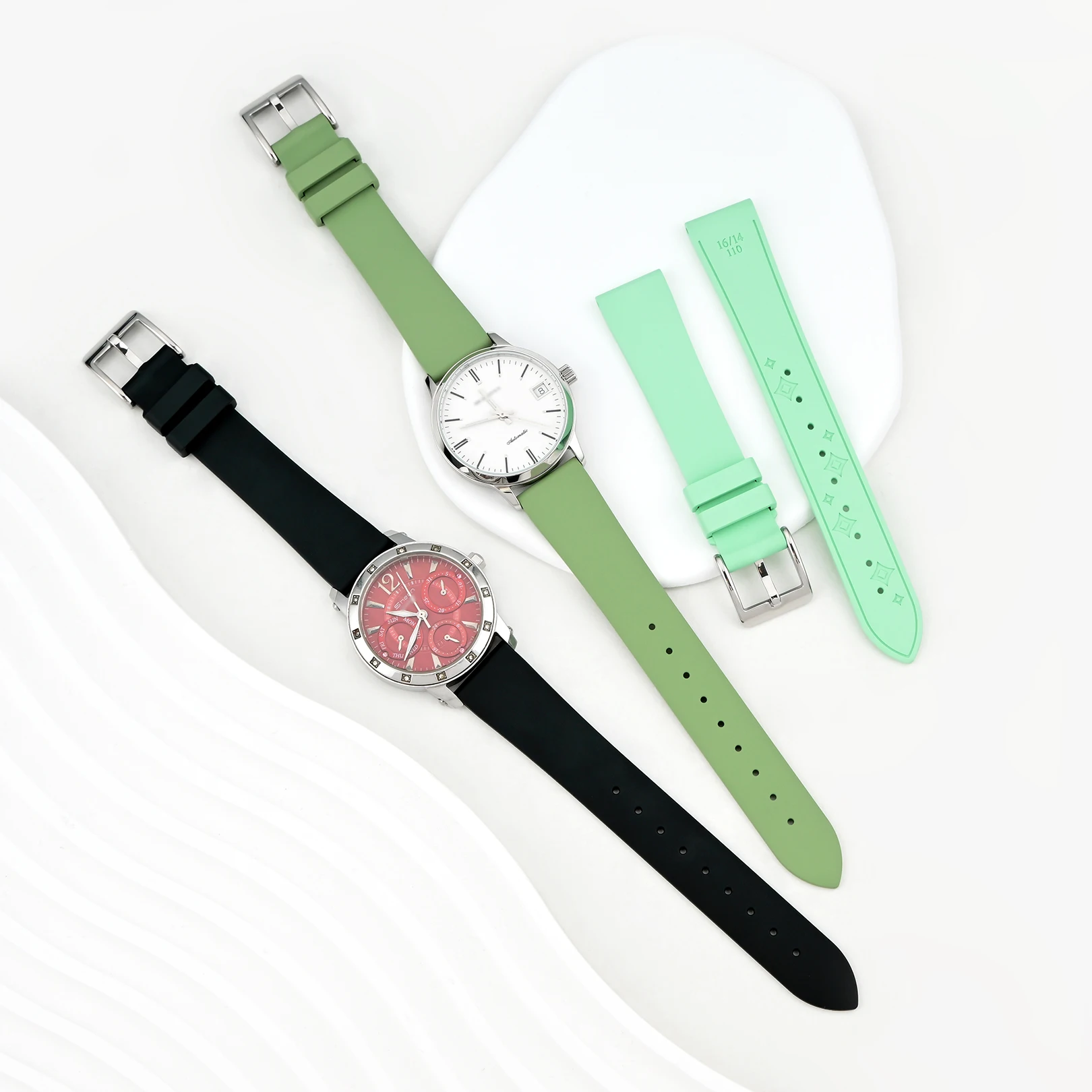 حزام ساعة Universal Fluororubb - مراجعة Daniel Wellington Watches & Jewelry Online Store وسعره